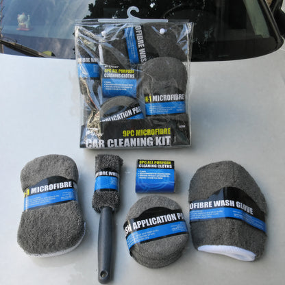 Car Wash Cleaning Tools Set (9-Piece)