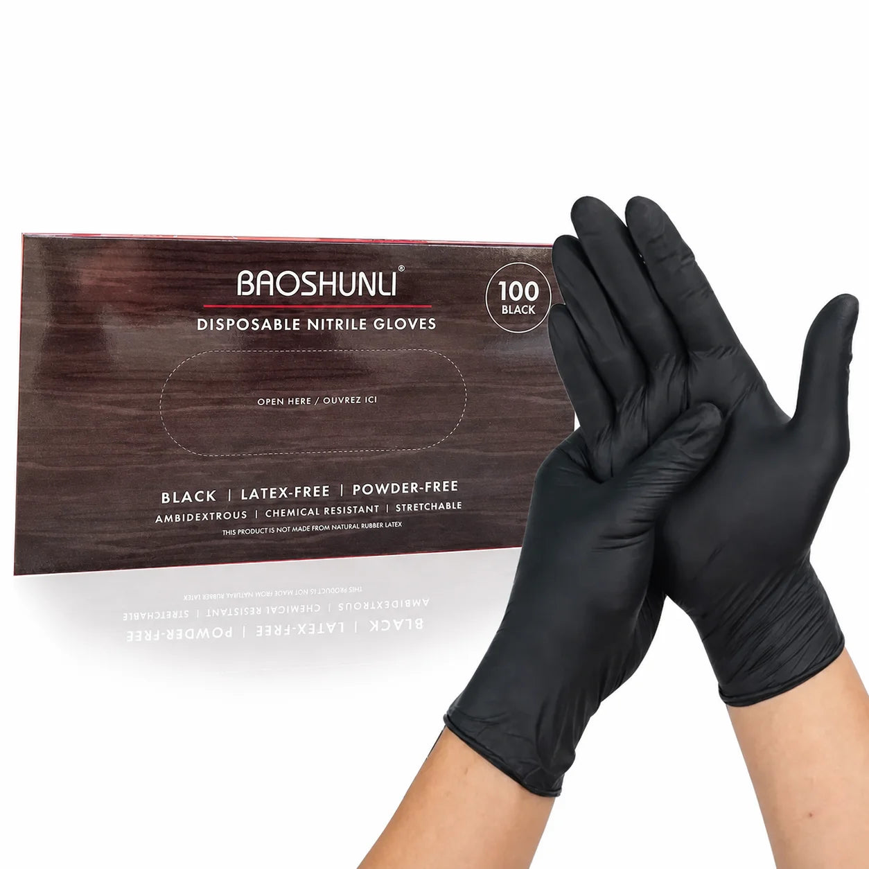Heavy-Duty Diamond-Textured Nitrile Mechanic Gloves