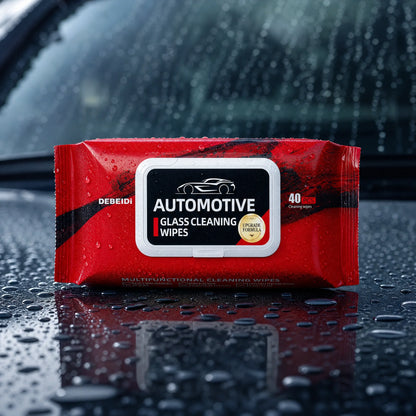 Automotive Glass Cleaning Wipes