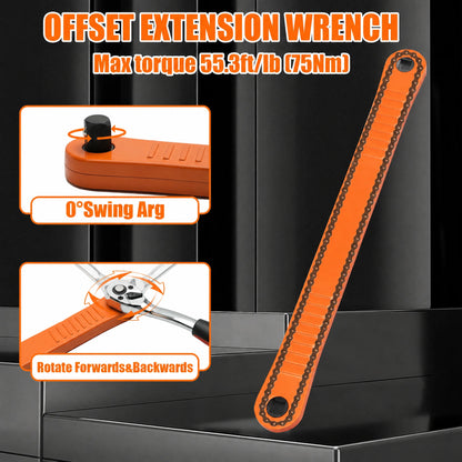 3/8" Offset Socket Extension