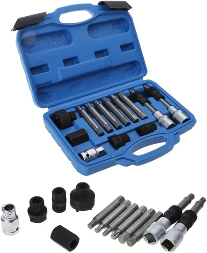 Heavy-Duty Alternator Pulley Removal Tool Kit