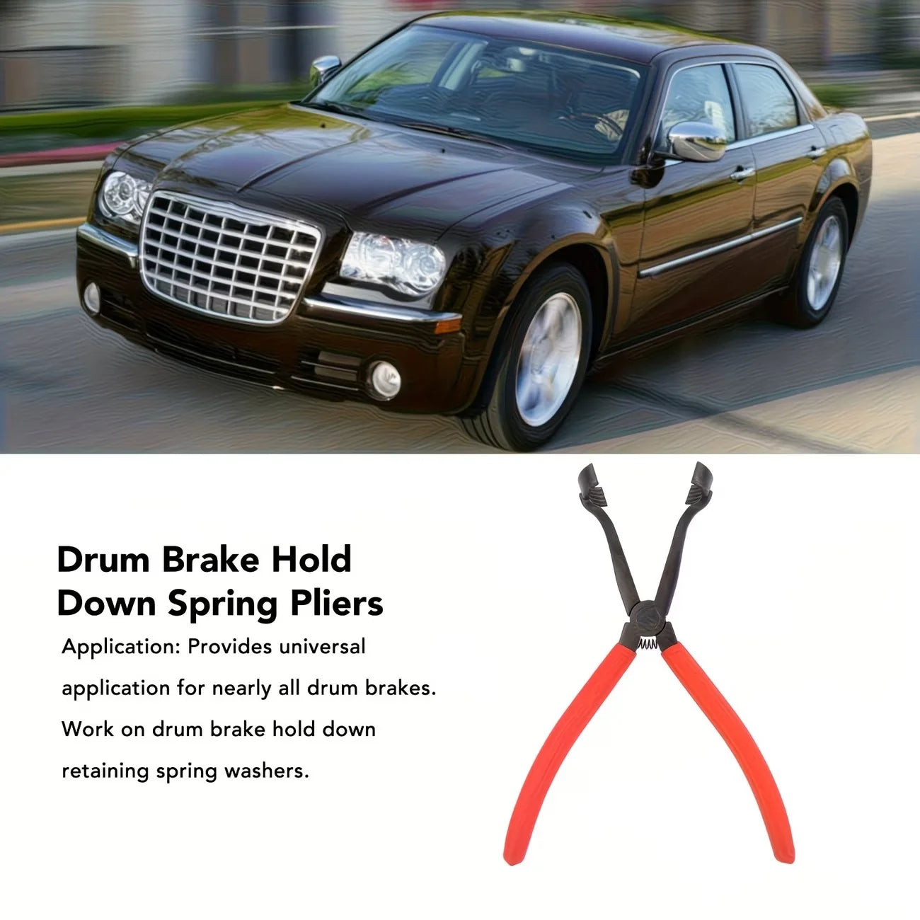 Heavy-Duty Drum Brake Spring Pliers
