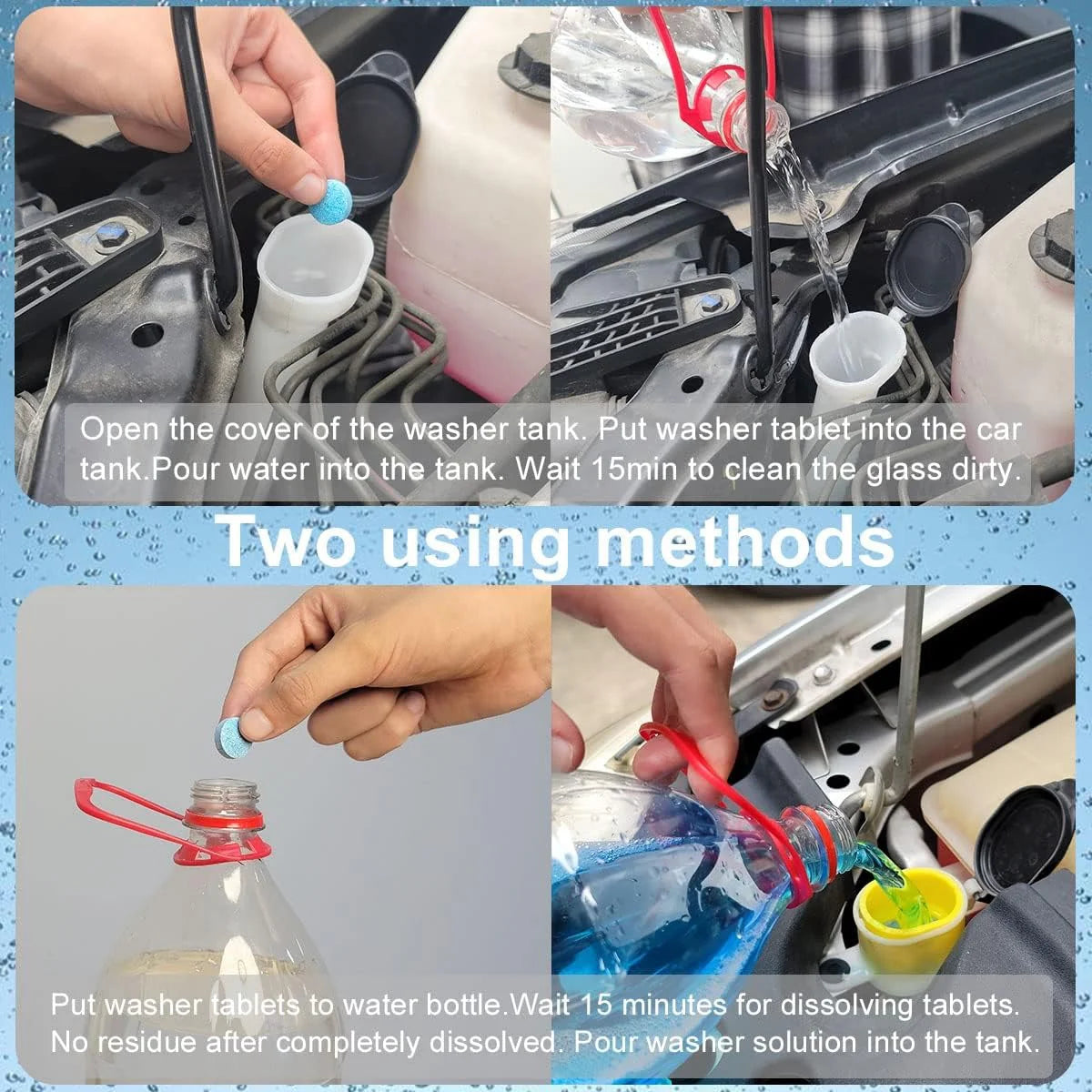 Auto Windshield Cleaner Tablets