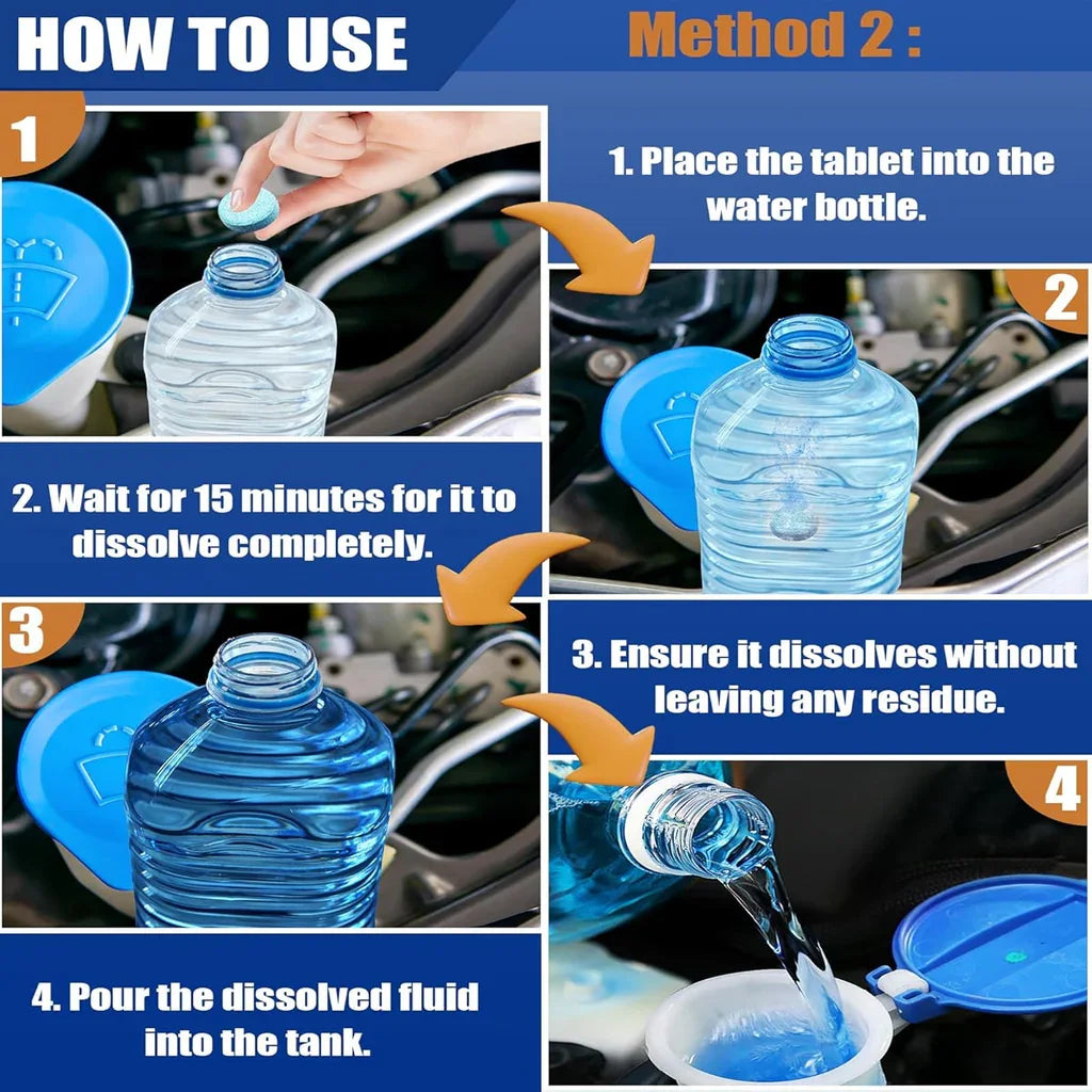 Auto Windshield Cleaner Tablets