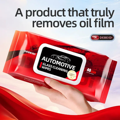 Automotive Glass Cleaning Wipes